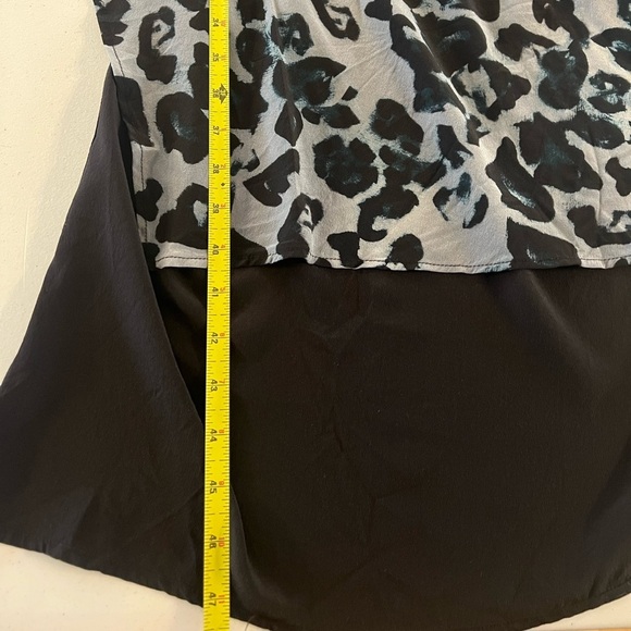 ALLSAINTS Riviera Leo Dress Animal Print Knotted Asymmetrical Sleeveless Grunge - Picture 14 of 15